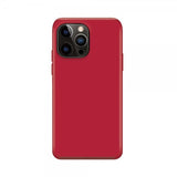 Xqisit iPhone 14 Pro Silicone Case -suojakuori, punainen
