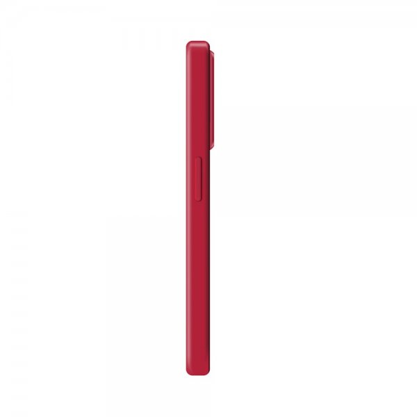 Xqisit iPhone 14 Pro Silicone Case -suojakuori, punainen