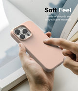 Ringke iPhone 14 Pro Silikonikuori Pink Sand