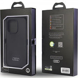 Audi iPhone 14 Pro Silikonikuori Musta