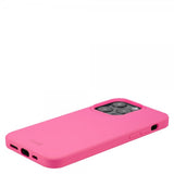 holdit iPhone 14 Pro -silikonikuori, Bright Pink