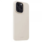 holdit iPhone 14 Pro Kuori Silikoni Light Beige