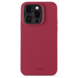 holdit iPhone 14 Pro -silikonikuori, Red Velvet