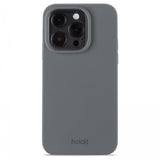 holdit iPhone 14 Pro Kuori Silikoni Space Gray
