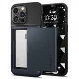 Spigen iPhone 14 Pro -suojakuori Slim Armor CS Metal Slate