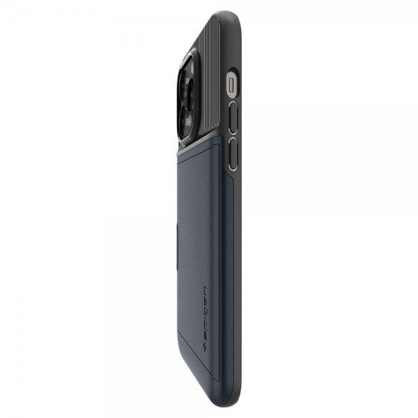 Spigen iPhone 14 Pro -suojakuori Slim Armor CS Metal Slate