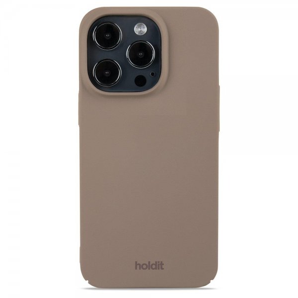 holdit iPhone 14 Pro Kuori Slim Case Mocha Brown