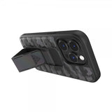 Adidas iPhone 14 Pro Kuori SP Grip Case Camo Musta