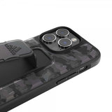 Adidas iPhone 14 Pro Kuori SP Grip Case Camo Musta