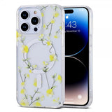 iPhone 14 Pro Kuoret Spring Series MagSafe Keltaiset Kukat