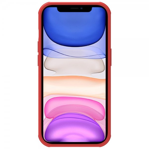 Nillkin iPhone 14 Pro -suojakuori Super Frosted Shield Pro, punainen