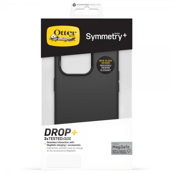 Otterbox iPhone 14 Pro Skal Symmetry Plus Musta
