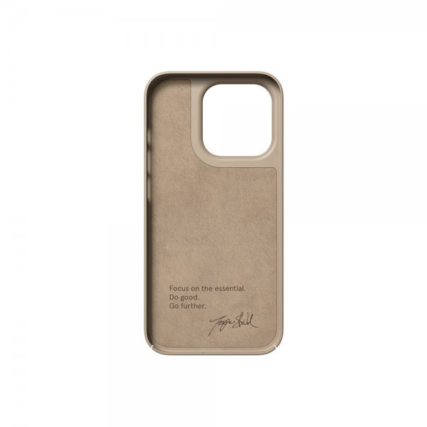 Nudient iPhone 14 Pro -suojakuori Thin Case MagSafe Clay Beige