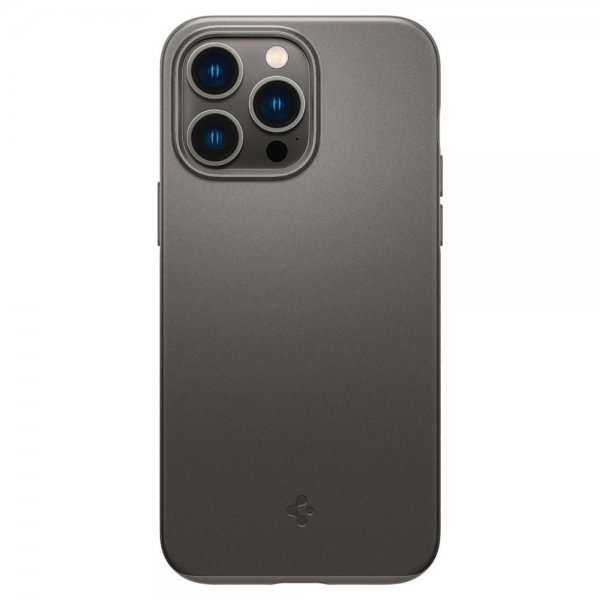 Spigen iPhone 14 Pro Thin Fit -suojakuori, Gunmetal