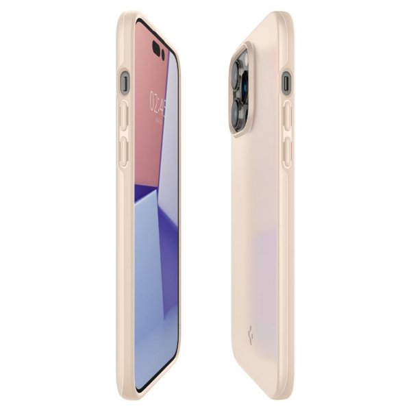 Spigen iPhone 14 Pro Thin Fit hiekka beige