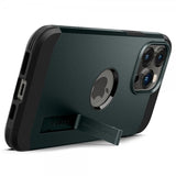Spigen iPhone 14 Pro -suojakuori Tough Armor MagFit Abyss Green