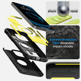 Spigen iPhone 14 Pro -suojakuori Tough Armor MagFit, musta