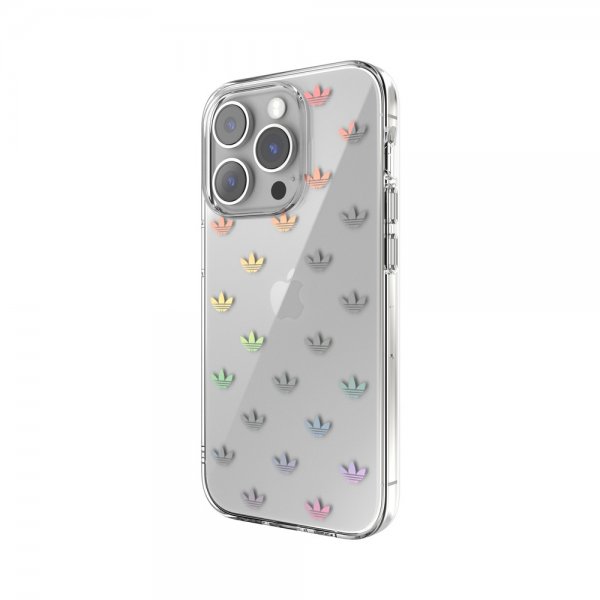 Adidas iPhone 14 Pro Kuori Trefoil Clear Case Läpinäkyvä