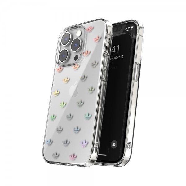 Adidas iPhone 14 Pro Kuori Trefoil Clear Case Läpinäkyvä