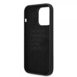 BMW iPhone 14 Pro -suojakuori, Tricolor Line & Logo, musta