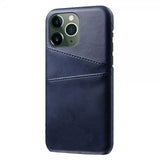 iPhone 14 Pro -kotelo, kaksi korttipaikkaa, sininen