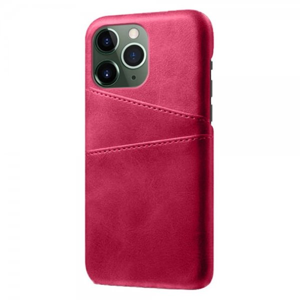 iPhone 14 Pro -suojakuori, jossa kaksi korttipaikkaa, magenta