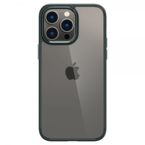 Spigen iPhone 14 Pro -suojakuori Ultra Hybrid Abyss Green