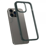 Spigen iPhone 14 Pro -suojakuori Ultra Hybrid Abyss Green