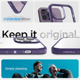 Spigen iPhone 14 Pro -suojakuori Ultra Hybrid Deep Purple