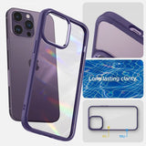 Spigen iPhone 14 Pro -suojakuori Ultra Hybrid Deep Purple