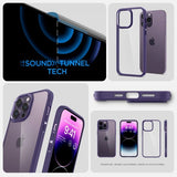 Spigen iPhone 14 Pro -suojakuori Ultra Hybrid Deep Purple