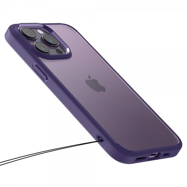 Spigen iPhone 14 Pro -suojakuori Ultra Hybrid Deep Purple