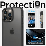 Spigen iPhone 14 Pro -suojakuori Ultra Hybrid Frost Black