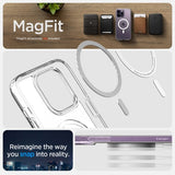Spigen iPhone 14 Pro -suojakuori Ultra Hybrid MagFit Frost Clear