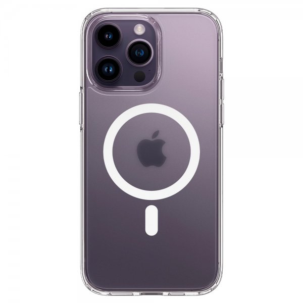 Spigen iPhone 14 Pro -suojakuori Ultra Hybrid MagFit Frost Clear