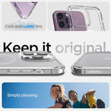 Spigen iPhone 14 Pro -suojakuori Ultra Hybrid MagFit Frost Clear