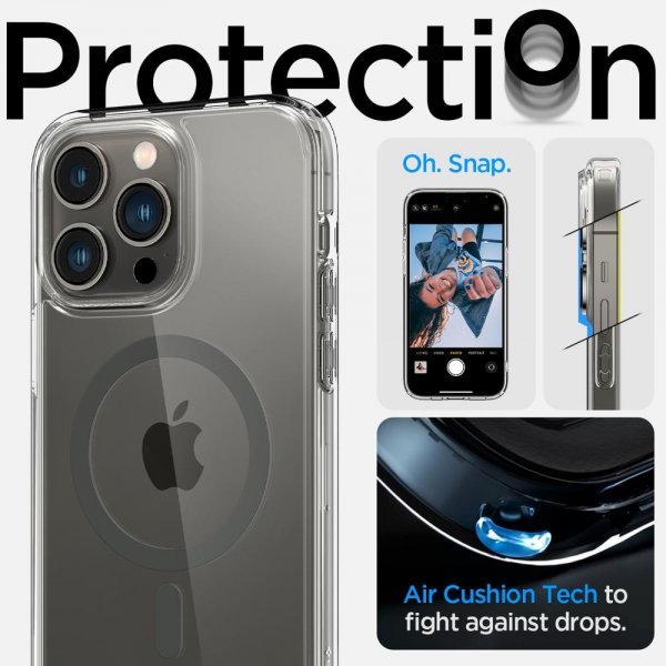 Spigen iPhone 14 Pro Ultra Hybrid MagFit Graphite -suojakuori