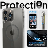 Spigen iPhone 14 Pro Ultra Hybrid MagFit Graphite -suojakuori