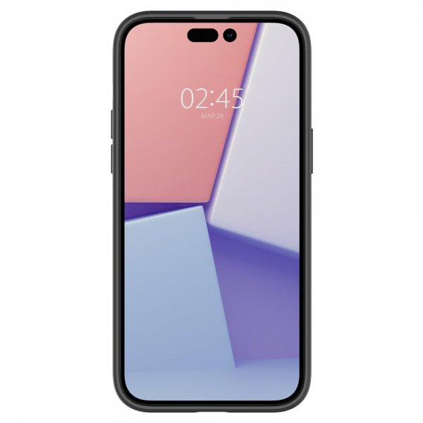 Spigen iPhone 14 Pro -kuori, Ultra Hybrid, mattamusta
