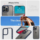 Spigen iPhone 14 Pro -kuoret, Ultra Hybrid, laivastonsininen