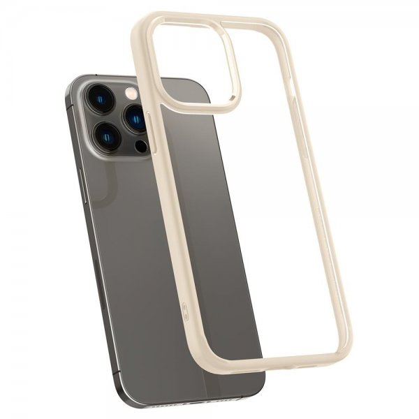 Spigen iPhone 14 Pro -suojakuori Ultra Hybrid Sand Beige