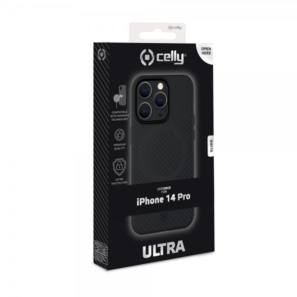 Celly iPhone 14 Pro -suojakuori ULTRAMAG musta