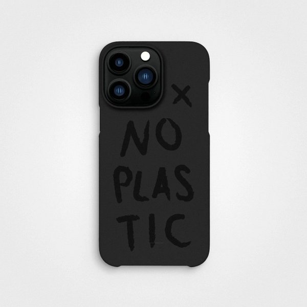 agood company iPhone 14 Pro -suojakuori, kasvipohjainen, ei muovia, Charcoal Black