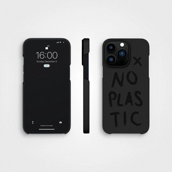 agood company iPhone 14 Pro -suojakuori, kasvipohjainen, ei muovia, Charcoal Black