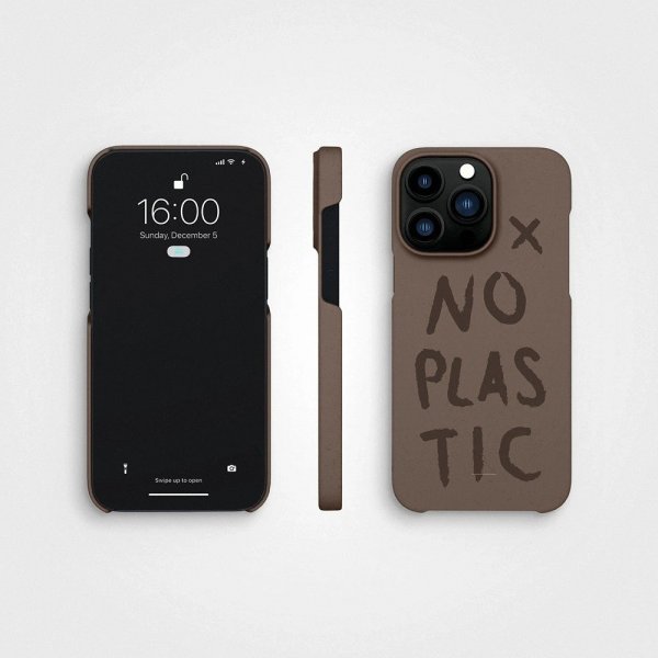 agood company iPhone 14 Pro -kuoret kasvipohjaiset, muovittomat, Earth Brown