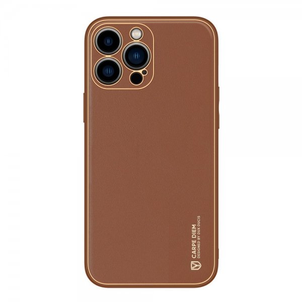 Dux Ducis iPhone 14 Pro -kuori Yolo Series, ruskea