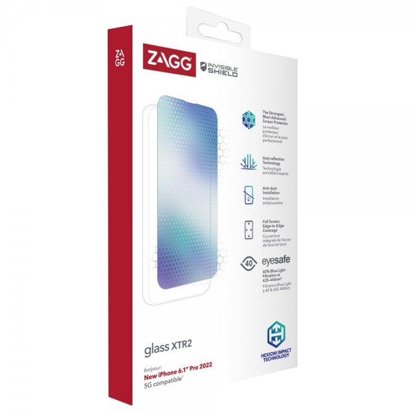 ZAGG InvisibleShield iPhone 14 Pro -näytönsuoja Glass XTR2