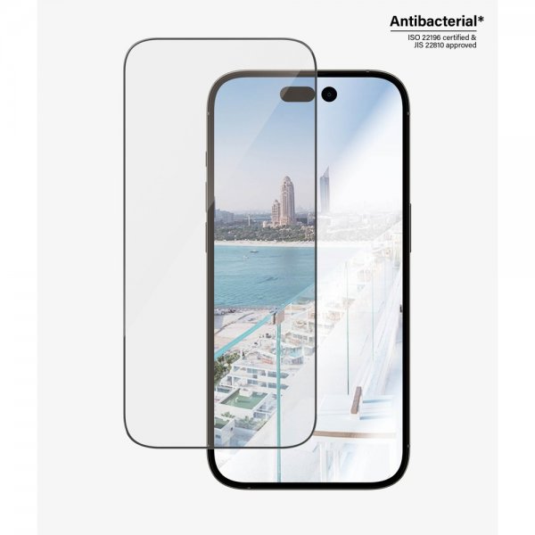 PanzerGlass iPhone 14 Pro -näytönsuoja Ultra-Wide Fit Anti-reflective EasyAligner