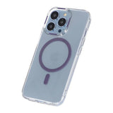 iPhone 14 Pro -kuoret TPU MagSafe, violetti