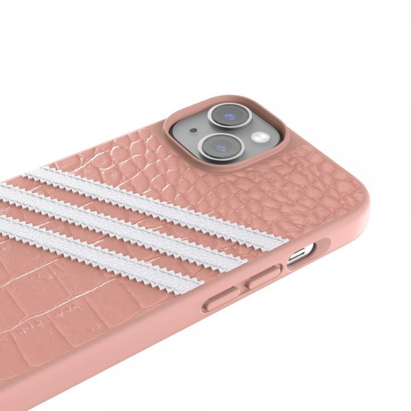 Adidas iPhone 14 -suojakuori 3 Stripes Snap Case Alligator Pink